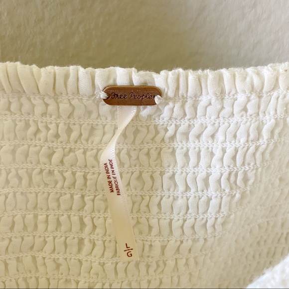 Free People White Long Sleeve Dress - Picture 6 of 8